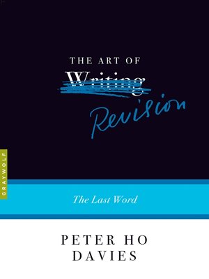 cover image of The Art of Revision